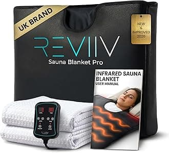 Portable Infrared Sauna Blanket for Home — True Carbon-Fiber Far Infrared, Low EMF, Insert Towel & Sauna Bag Included, 3-Year Warranty | Full Body Detox, Muscle Recovery & Relaxation | 85–185°F