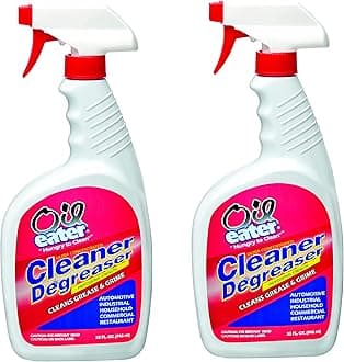 Oil Eater Original 32 oz All-Purpose Cleaner and Degreaser - Dissolve Grease & Oil Stains - Automotive, Kitchen and Outdoor – Pack of 2