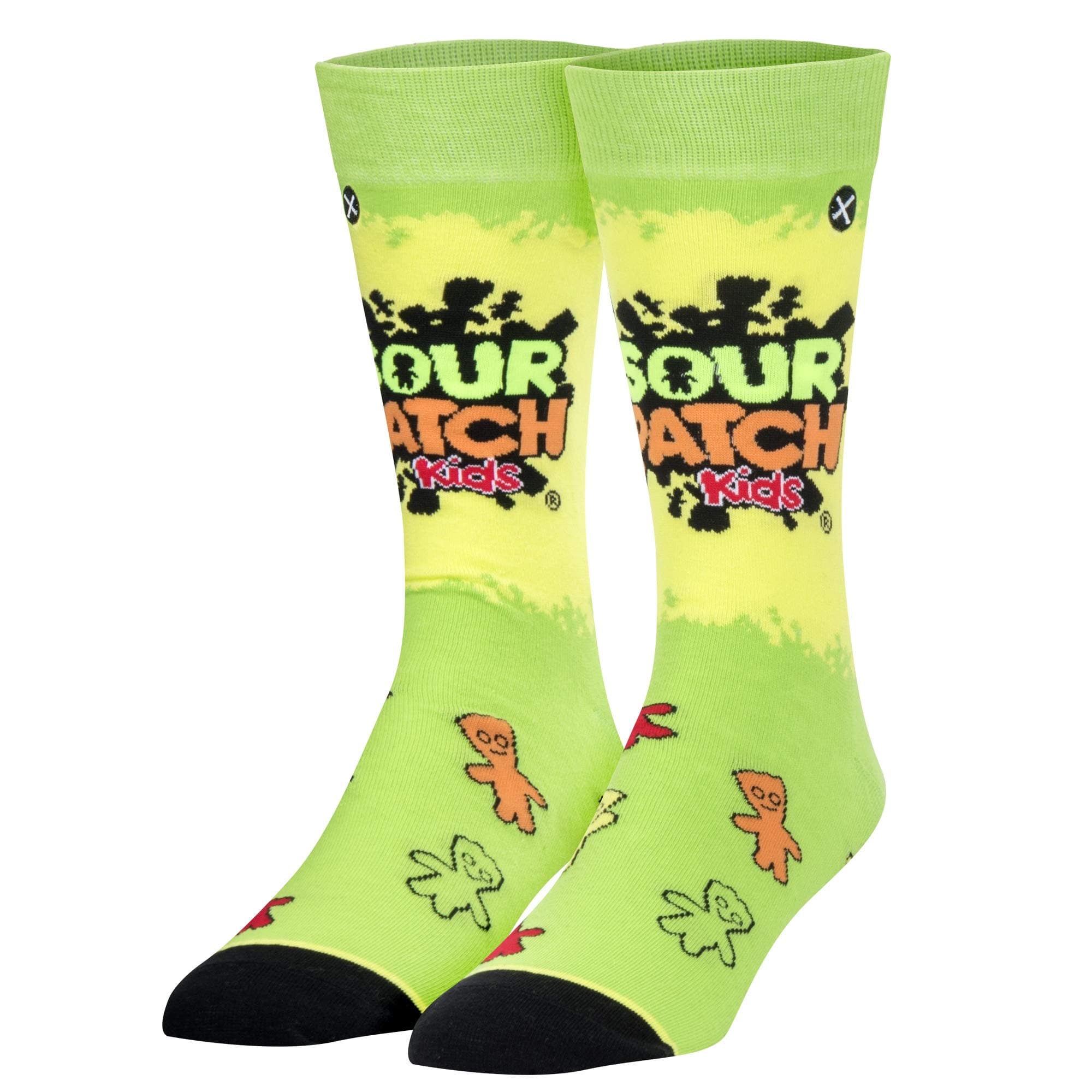 Odd Sox – Candy Novelty Crew Socks – Large/Medium – Soft Cotton Blend – Sweet Sour Chewy Candy – Fun Colorful Treats