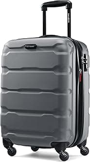 Omni PC Hardside Expandable Luggage with Spinner Wheels, Carry-On 20-Inch, Charcoal