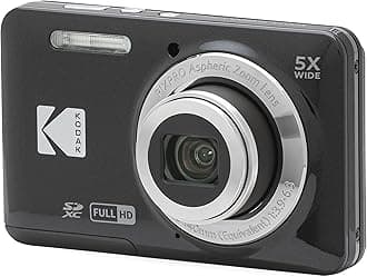 Kodak PIXPRO Friendly Zoom FZ55-BK 16MP Digital Camera with 5X Optical Zoom 28mm Wide Angle and 2.7" LCD Screen (Black)