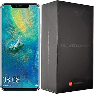 HUAWEIMate 20 Pro LYA-L09 (128GB, Single-SIM, Android, 6.39" inch) (GSM Only, No CDMA) Factory Unlocked 4G/LTE Smartphone (Emerald Green) - International Version