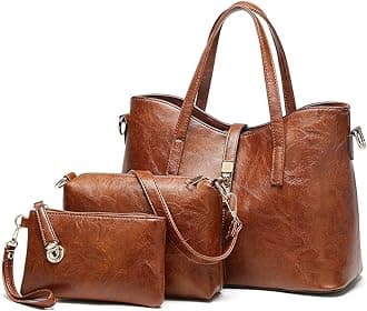 – Satchel Purses and Handbags for Women Shoulder Tote Bags Wallets