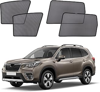 XCBYT Forester Window Shades for 2019-2024, 4PCS Side Window Sun Shades with Breathable Mesh, Magnetic Car Window Covers for Baby & Privacy, UV Protection & Heat Insulation