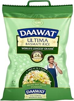 Ultima Basmati Rice - Authentic Extra Long Grain White Rice, 10 lb Bag