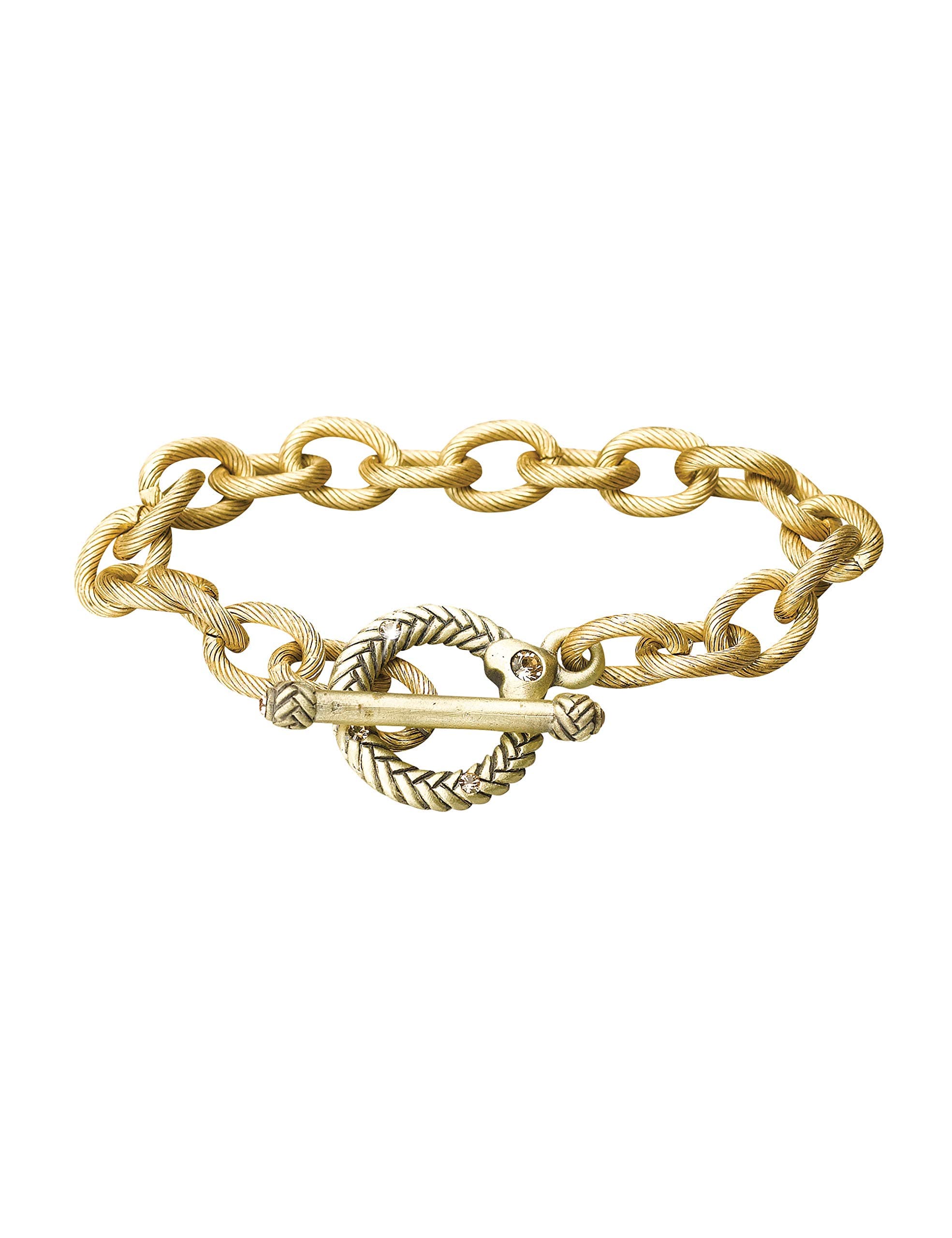 Jay Strongwater Rhodes Toggle Bracelet - 8"