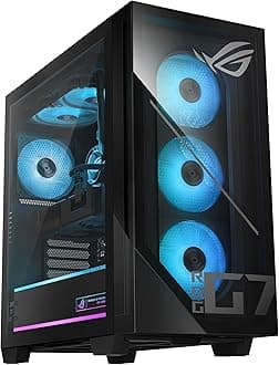 Asus ROG G700 Gaming Desktop Computer Intel Core Ultra 9 285K 64 RAM 2TB SSD NVIDIA GeForce RTX 5090 Black
