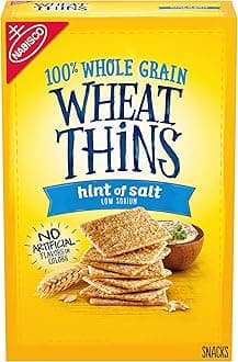 Hint of Salt Low Sodium Snacks, Whole Grain Wheat Crackers, Snack Crackers, 8.5 oz
