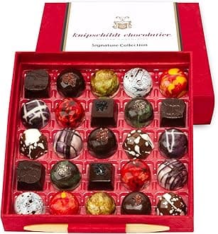 Knipschildt Chocolatier Signature Collection Truffles 25-Piece Gift Box, 25 Piece Assortment