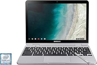 Samsung XE520QAB-K02US Chromebook Plus V2, 2-in-1, Intel Core m3, 4GB RAM, 64GB eMMC, 13MP Camera, Chrome OS, 12.2", 16:10 Aspect Ratio, Light Titan