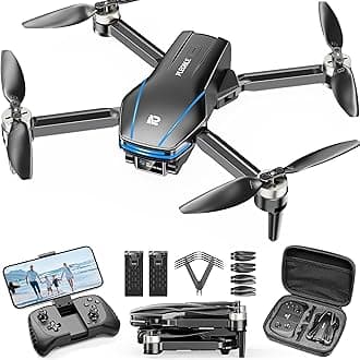 Drone with Camera 4K Professional for Adults Kids, Brushless Motor Mini Foldable RC Quadcopter, Tap Fly, Voice Control, Gesture Photography, Toys Gift for Beginners Boys 8-12