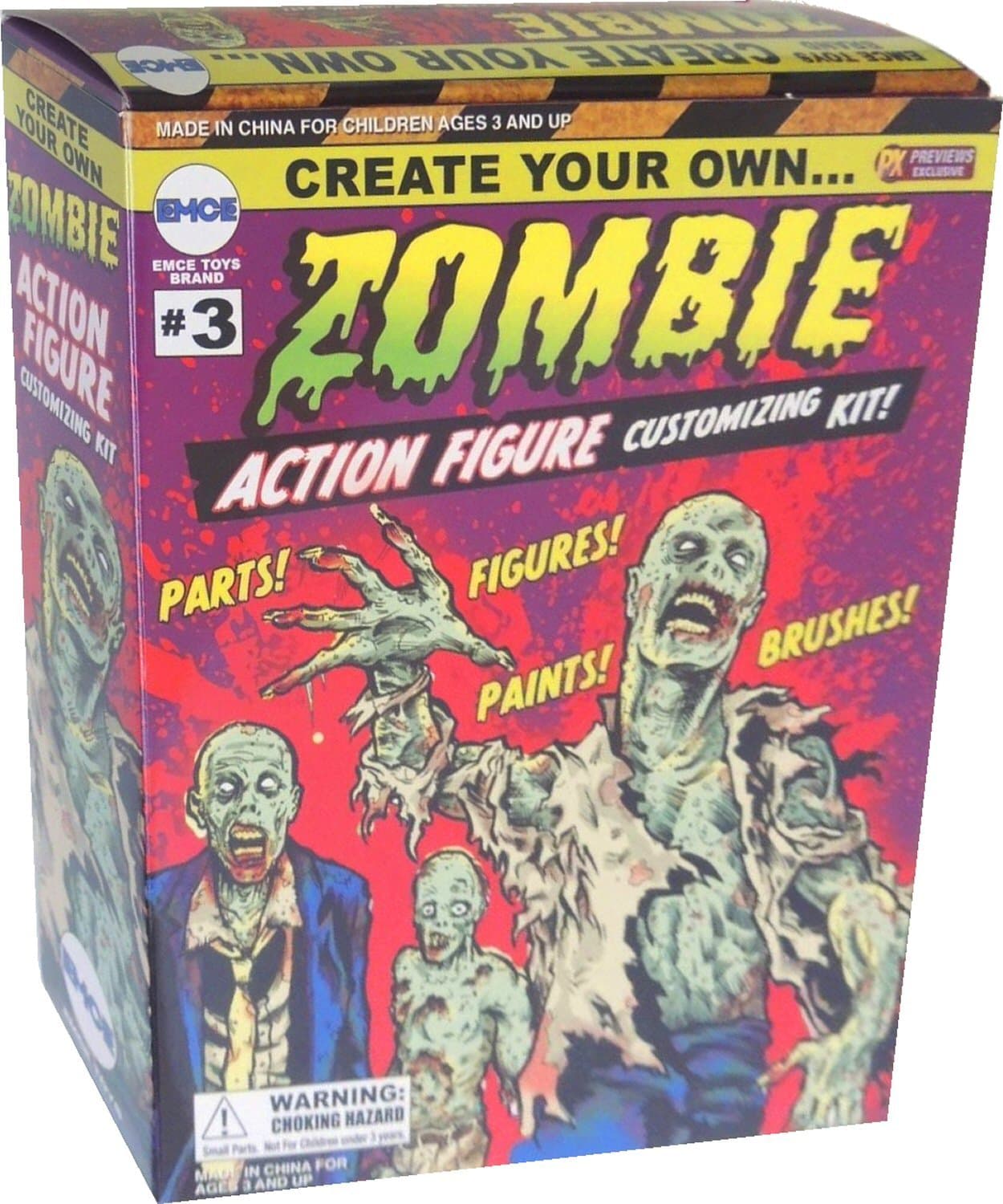 Spherewerx Create Your Own Zombie Action Figure Customizing Kit