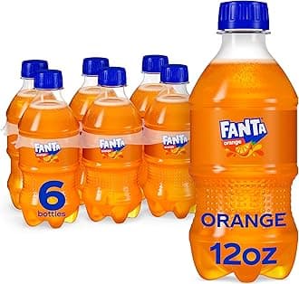 Orange Soda Soft Drink, 12 fl oz Bottles, 6 Pack