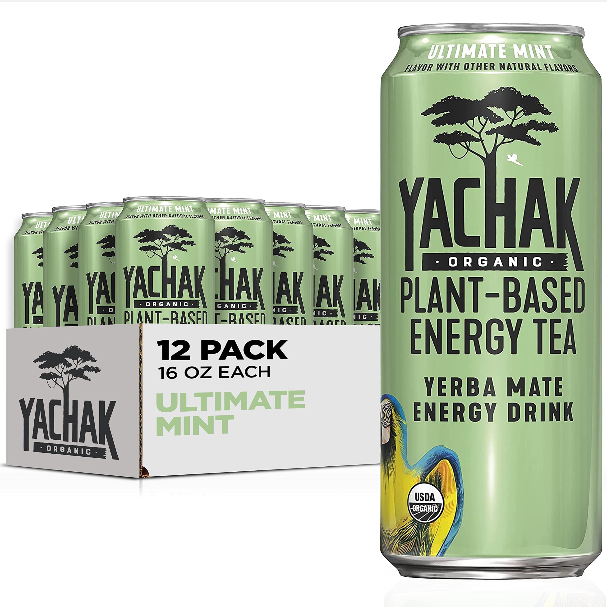 Yachak Yerba Mate Drink, Ultimate Mint, 12 Count