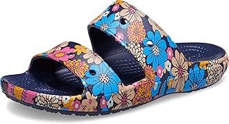 Classic Retro Unisex Adults Sandals Navy/Multi