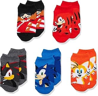 boys 5 Pack No Show Socks