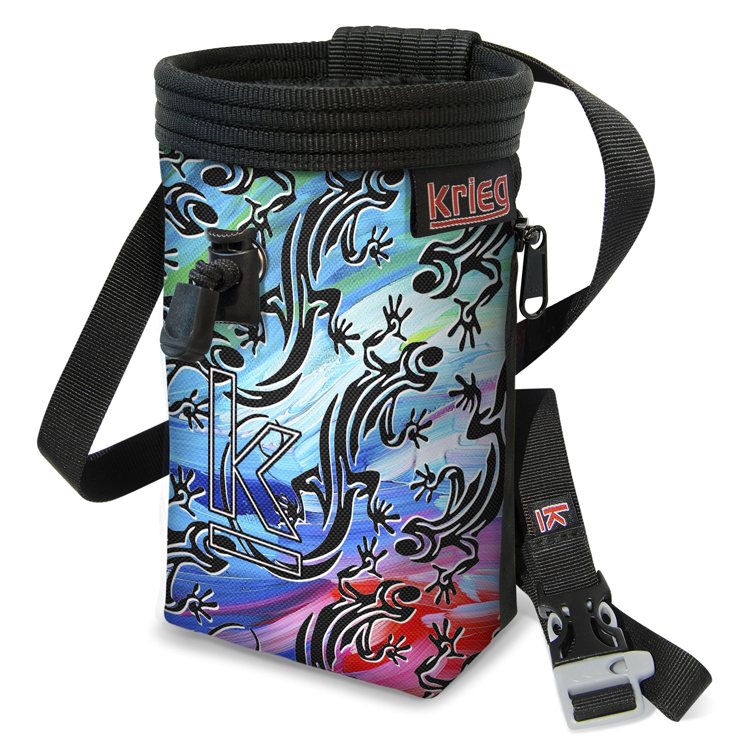 Krieg Climbing Colorful Lizard Chalk Bag
