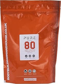 Pure Whey Concentrate 80 Protein Powder - Excellent Amino Profile for Lean Muscle Building, Growth and Recovery. Grass-fed, Low & No Added Sugar - Coconut, 500g