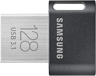Samsung FIT Plus 128 GB Type-A 300 MB/s USB 3.1 Flash Drive (MUF-128AB)