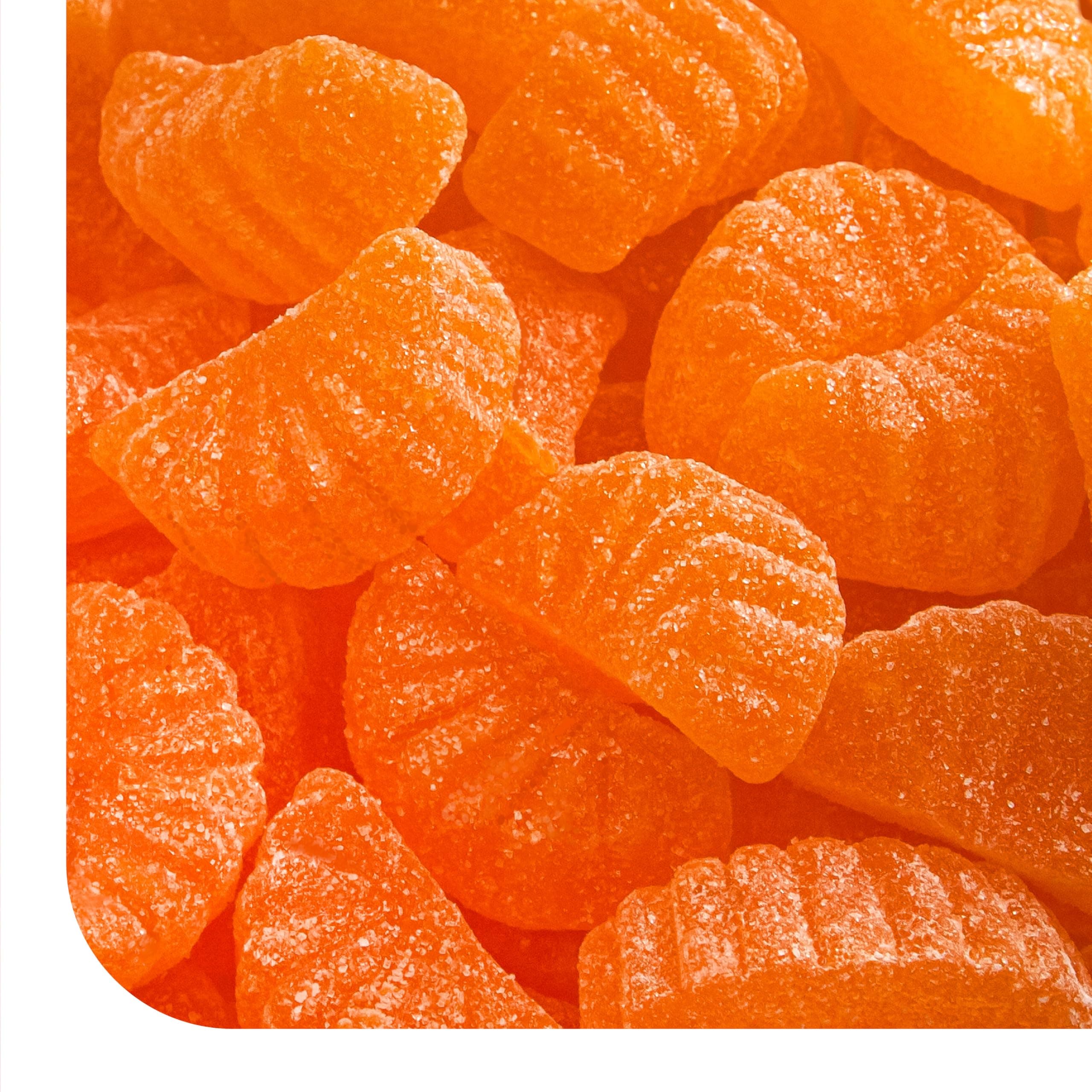 Orange Slices - 2 Pound Bulk Pack (About 65 Count) - Jelly Candy - Old-Fashio...