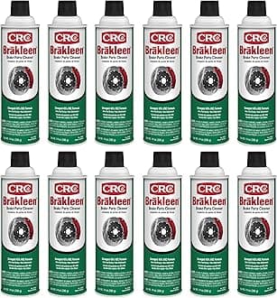 CRC (05084-12PK) Brakleen Non-Chlorinated Brake Parts Cleaner - 14 oz.
