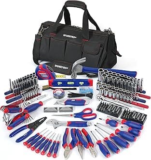 322-Piece Home Repair Tool Kit With Carrying Bag - Basic Household Hand Tools
