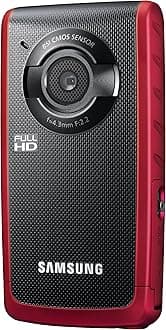 Samsung HMX-W200 Waterproof HD Recording with 2.4-inch LCD Screen (Red)
