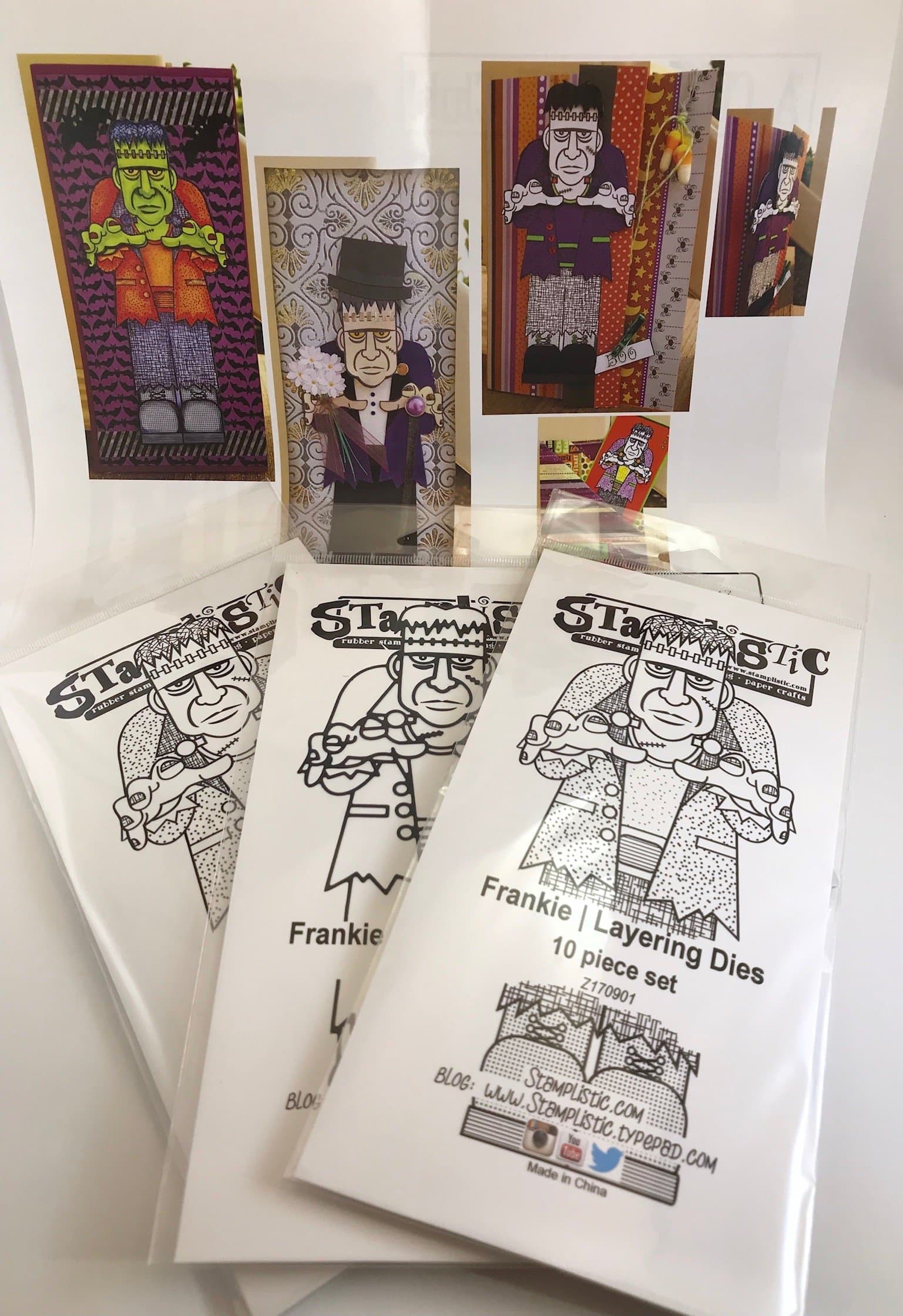 Stamp & Die Bundle - Cute Frankenstein