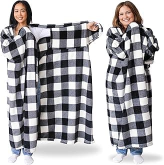 Super Blanky Wearable Blankets for Women, Adult Wearable Blanket Men, Mother's Day Gifts for Her, Wife Birthday Gift Ideas