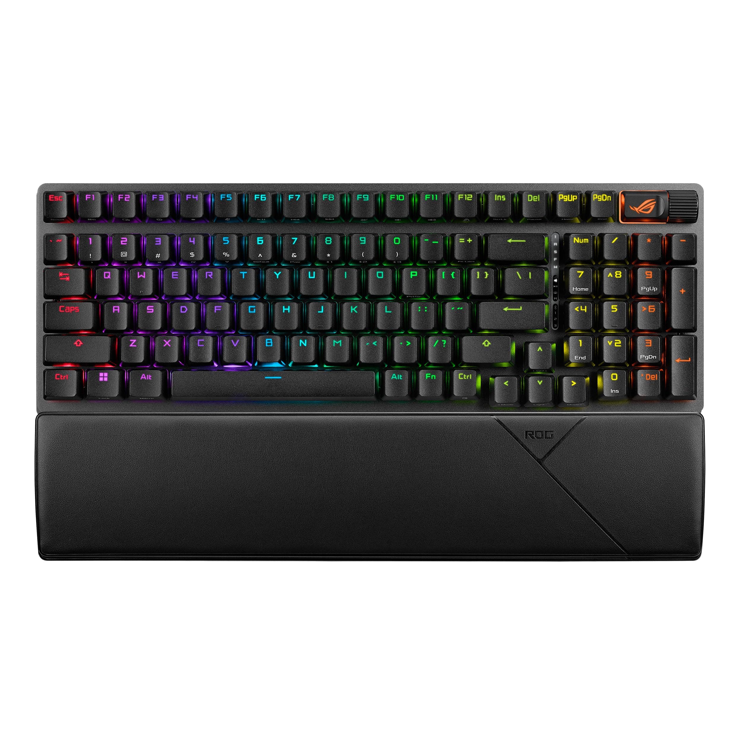 - ROG Strix Scope II 96 Wireless Mechanical Gaming Keyboard – 96% Full-Size, Tri-Mode Connectivity, Hot Swappable Pre-lubed ROG NX Snow Linear Switches, PBT Keycaps, RGB, PC/Mac Support-Black