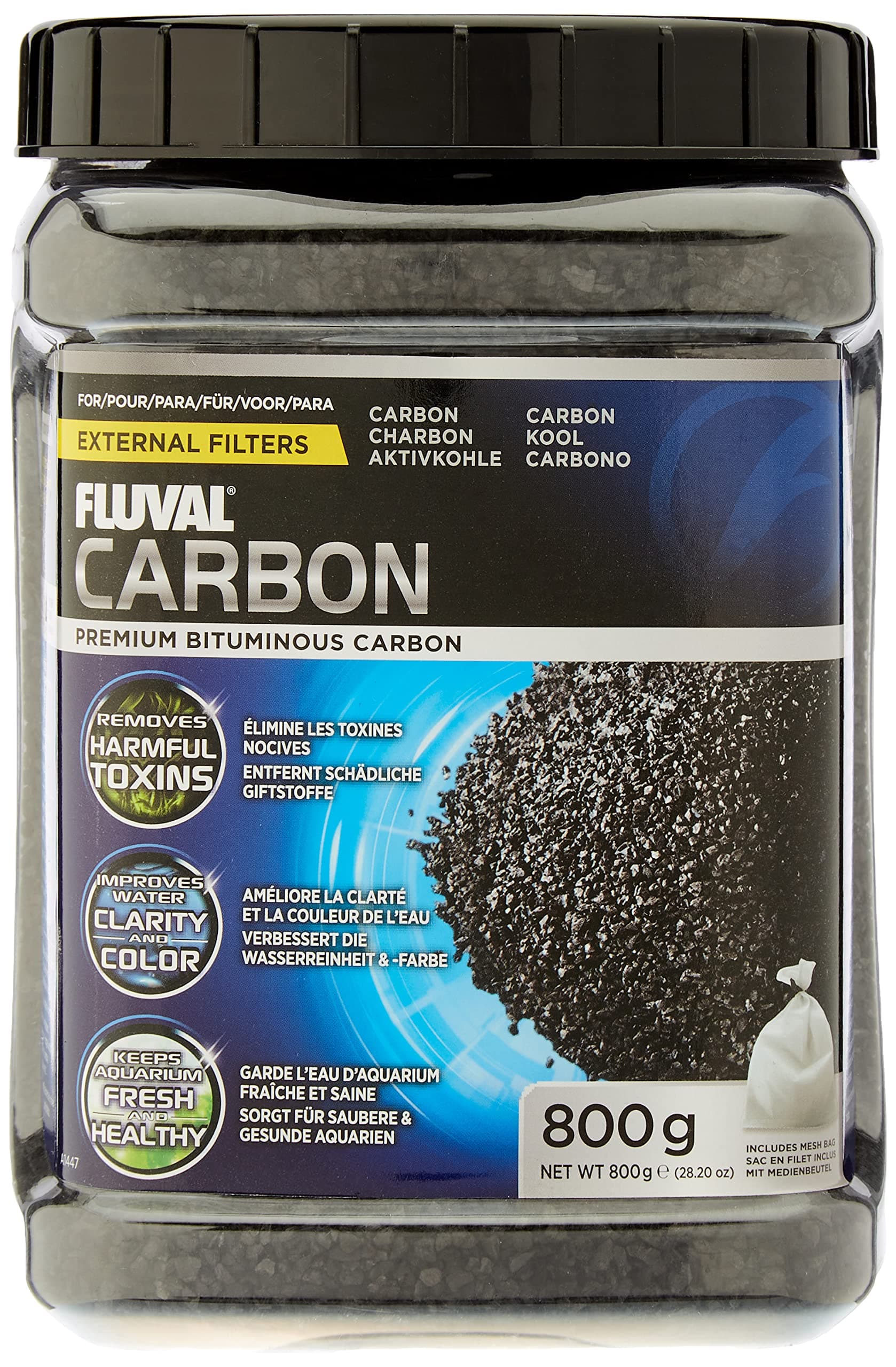 Carbon 800g complete with net bags