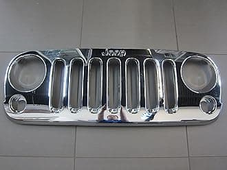 2007-2017 Jeep Wrangler JK Chrome Front Grille w/Jeep Logo Mopar OEM