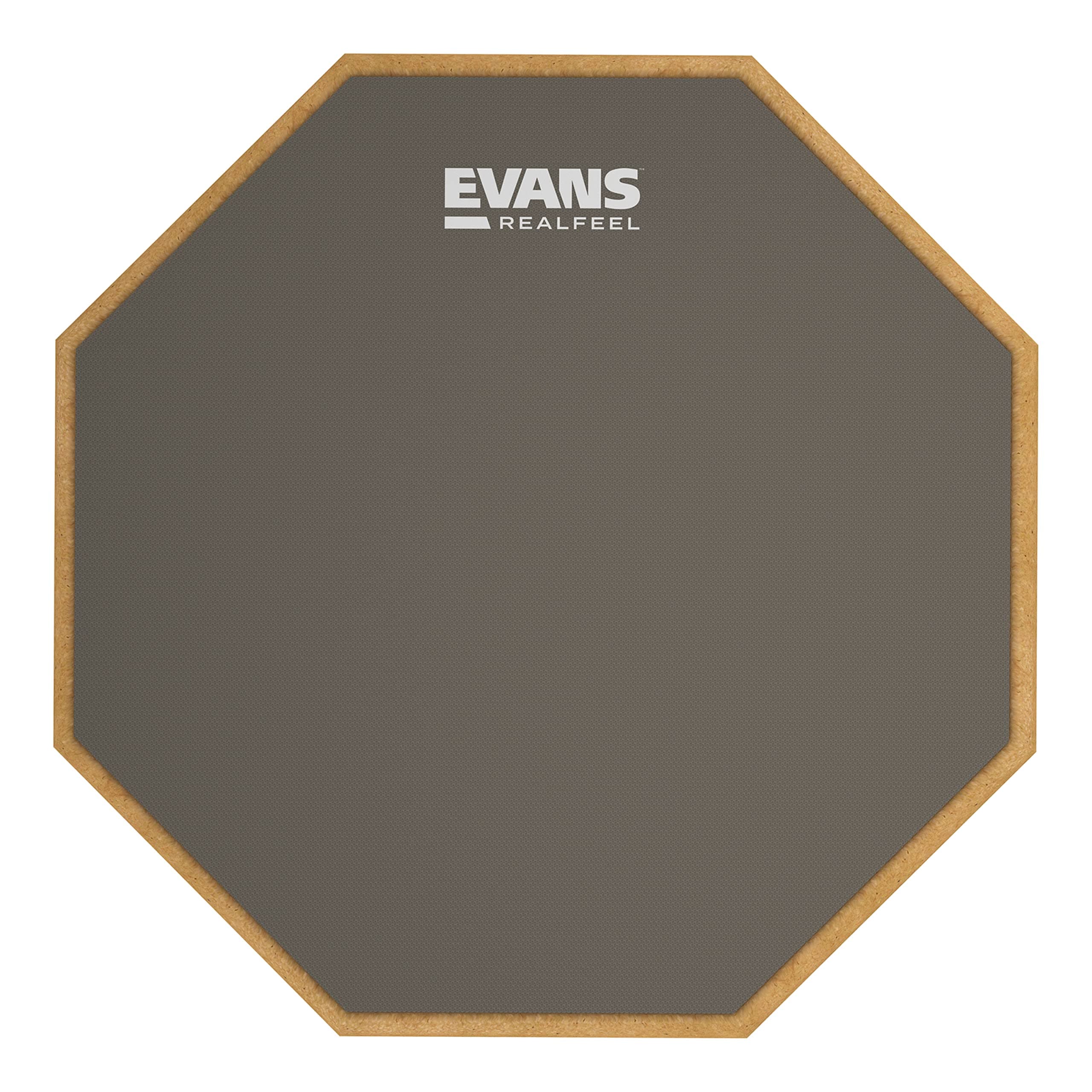 RF12G RealFeel - Drum Practice Pad - Drum Pad - Drummer Practice Pad - Gum Rubber, Single Sided, 12 Inch