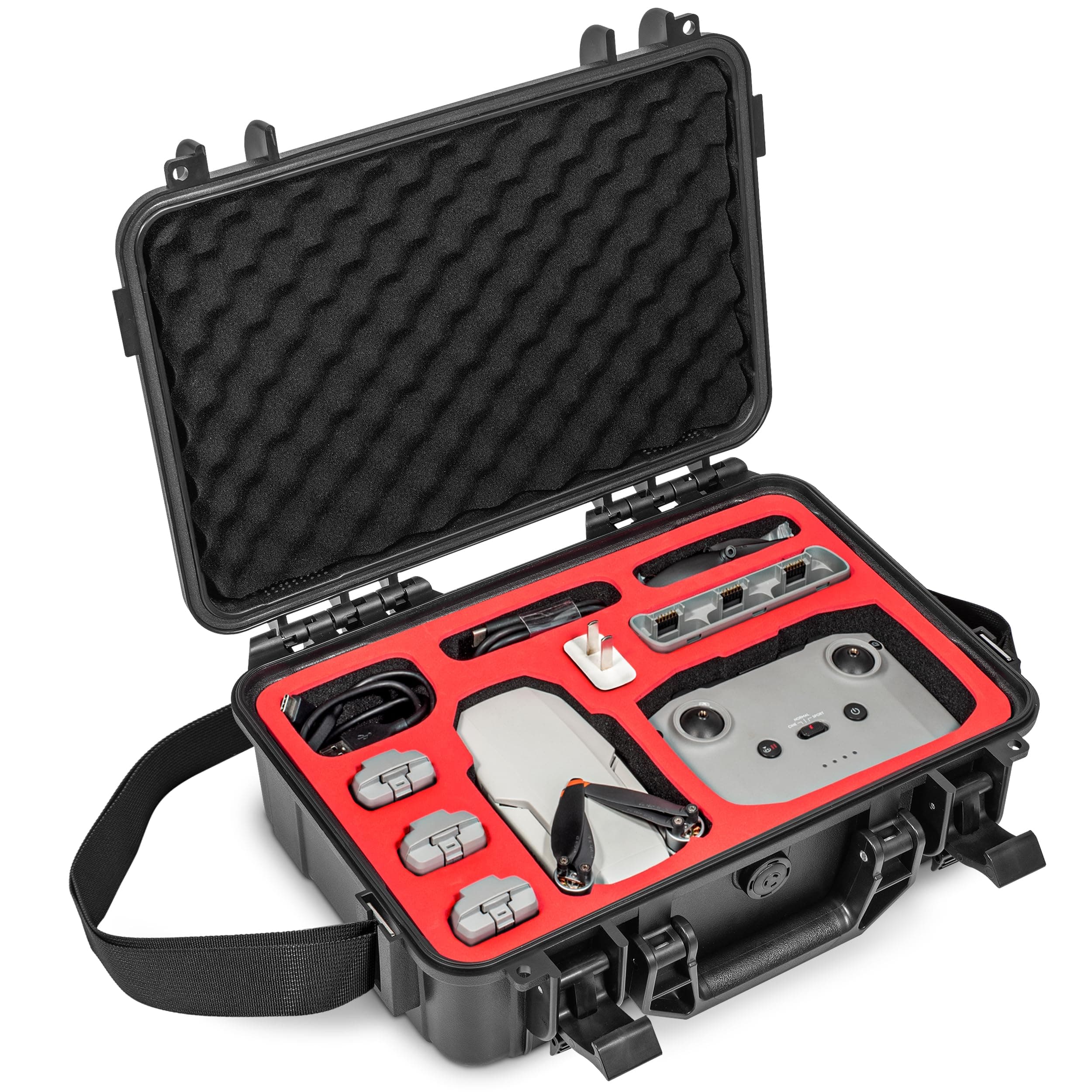 Tomat Mini 4K Case Waterproof Hard Carrying Case for DJI MINI 4K / Mini2 Fly More Combo Accessories
