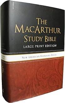 The NASB, MacArthur Study Bible, Large Print, Hardcover, Thumb Indexed, 1995 Text: Unleashing God's Truth One Verse at a Time (Holy Bible, New American Standard Bible)