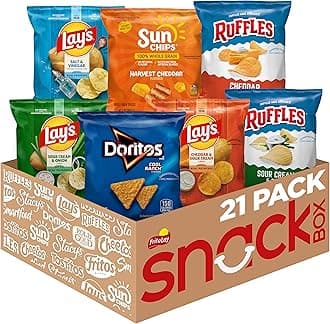 Frito-Lay Tangy Favorites Mix, Variety Pack of Chips (Pack of 21)