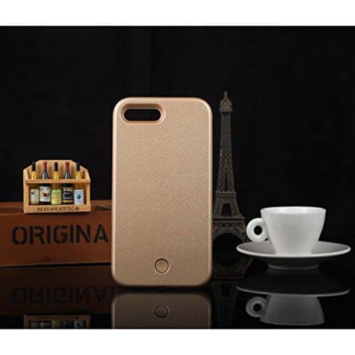 HJYQ Light Iphone Case LED Light Up Flash Lighting Selfie Case Illuminated Protective Flashing Cover Dimmable Switch Rechargeable For Apple Iphone (Iphone 7/8,Iphone 7/8 Plus,Iphone X),C,Iphonex