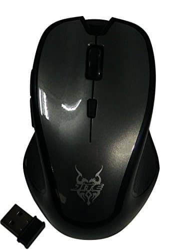 2.4Ghz Wireless Mobile Optical Mouse with 6 Buttons, 3 DPI Levels with USB Wireless Receiver