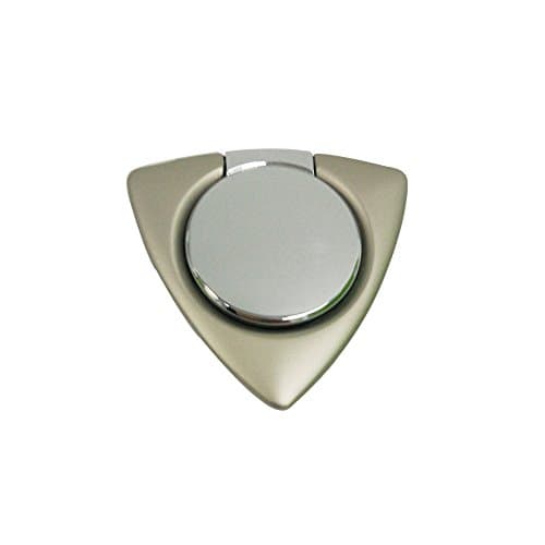 ZHENYANG Spinner Ring Holder Cell Phone Grip Spinner Mount Mirror Kickstand Revolving Phone Bracket for iPhone X 8 Plus 7 Plus 6S Etc Universal Smartphones and Tablets (Silver)