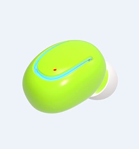 Haisake Wireless Earpiece Bluetooth V4.1 Earbud with USB Charge 6 Hours Music Time with Mic (Green)