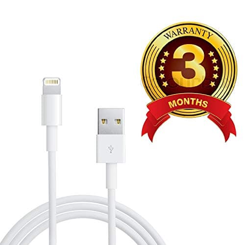 Vodzy Fast USB Data Charging Cable for iPhone, iPad Air iPad Mini iPod Nano and iPod Touch (White)