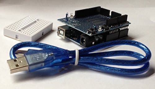 UNO R3 Rev3 Development Board and Prototype Shield Kit, ATmega328P ATMEGA16U2 AVR + USB cable + for Prototype Shield ProtoShield V3 + Mini Bread Board, RBTMKR