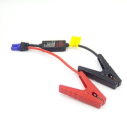 VRobust Red/Black Portable Universal Car Jump Starter Smart Cable Clamp Smart Copper Clip