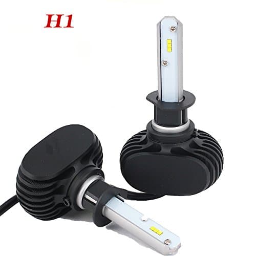 AOSI H1 Led Headlight Bulb Conversion kit - All Bulb Sizes - 50W 8000LM 6500k Cool White SEOUL Y19 CHIP Auto For Cars Replaces Halogen & HID Bulbs