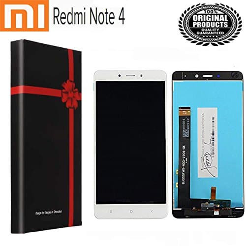 CALOSC LCD Touch Screen Display Digitizer Assembly Replacement without Frame for Xiaomi Mi Redmi Note 4 (White)