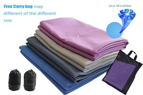 Simplife Microfiber Towels Absorbent Fast Drying Towel Bath Towels Compact Beach Towels Travel Towel Sports Towels