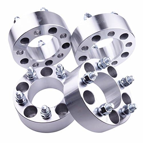 WHEELTECH 4pc fits 2008-2017 Ford Taurus | 1994-2014 Mustang 1984-2001 for Jeep Cherokee | 1987-2006 Wrangler Wheel Spacers 2" 5x4.5 to 5x4.5 82.5CB 1/2"-20 Studs
