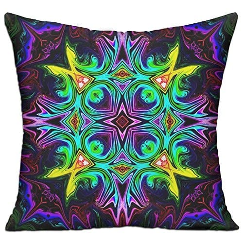 Noi Viviamo Throw Pillow Case Decorative Cool Lightning Eagle Mexico Flag Pillow Decorative For Sofa, Lap Desk, Home Pillow Cotton Linen Cushion Covers Filled Pillow Form Insert 18 X 18 Inch