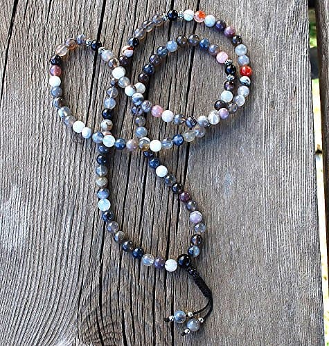 Botswana Agate Tibetan Mala