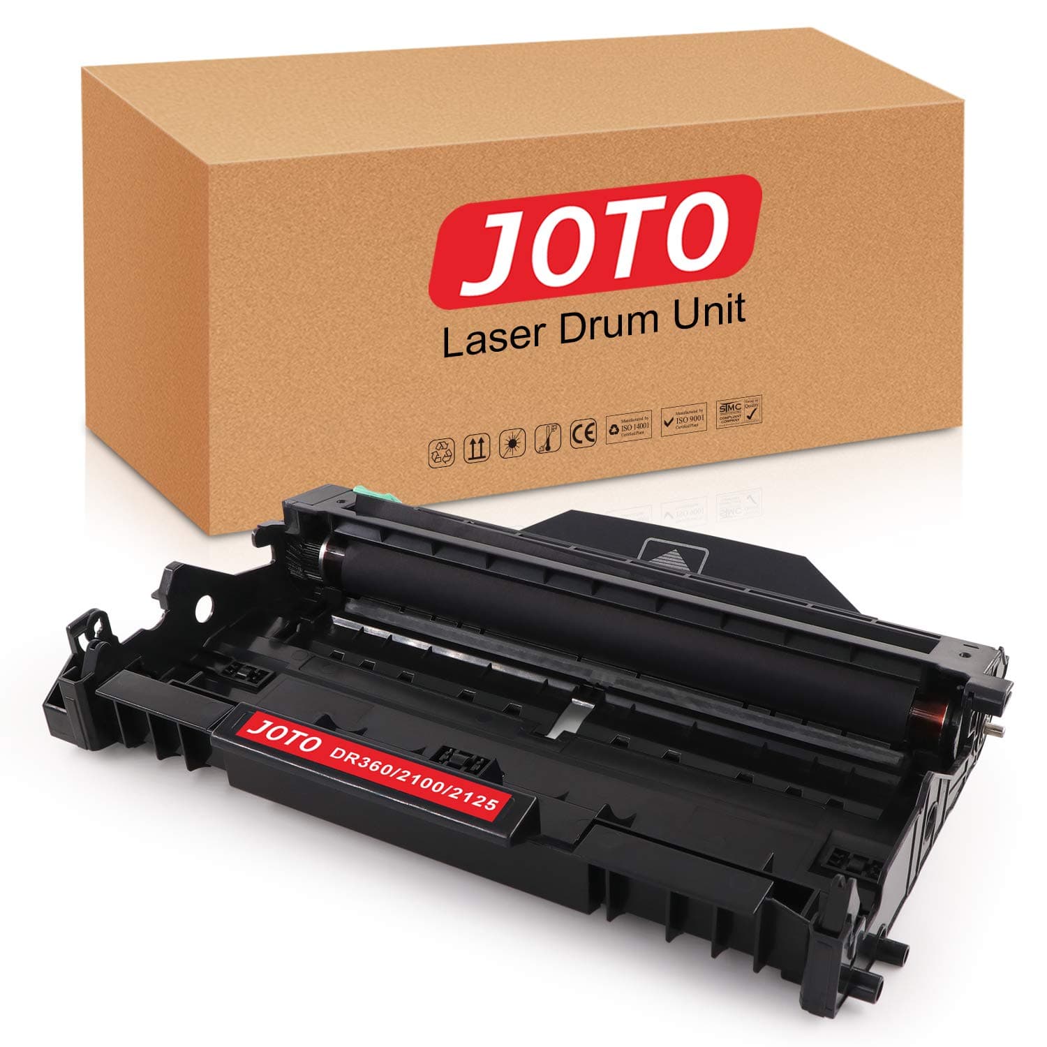 JOTO Compatible Drum Unit Replacement for Brother DR360 DR 360 DR-360 MFC-7840W HL-2170W HL-2140 DCP-7040 MFC-7340 MFC-7440N MFC-7345N DCP-7030 MFC-7450 MFC-7320 HL-2150N (Black, 1 Pack, High Yield)